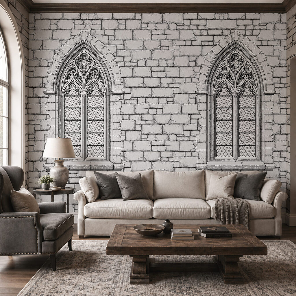 Ferestre gotice — interior 1