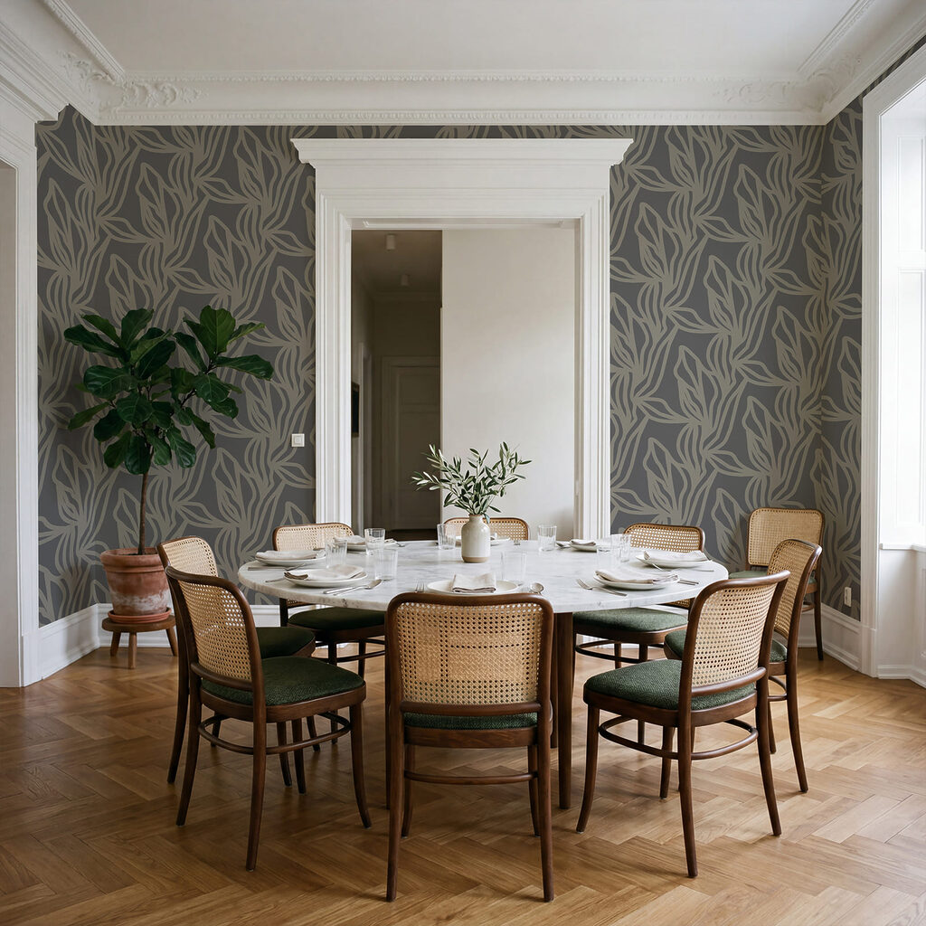 Frunze în contururi fine — interior 2
