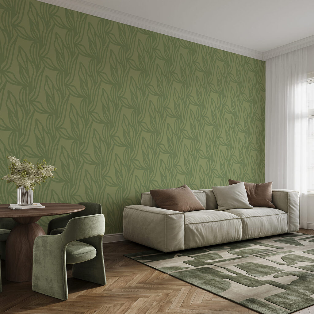Frunze în contururi fine — interior 2