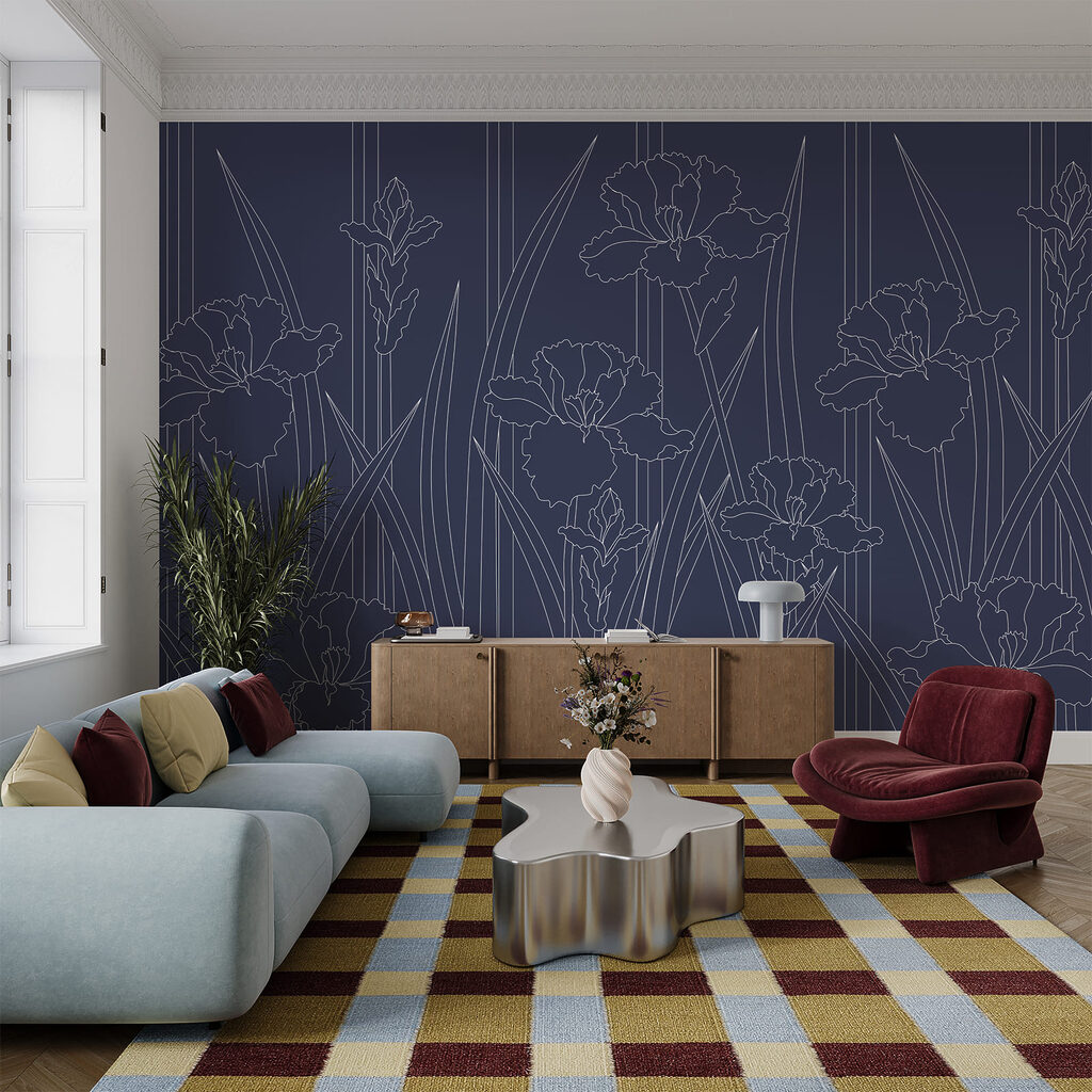 Flori în linii geometrice — interior 2