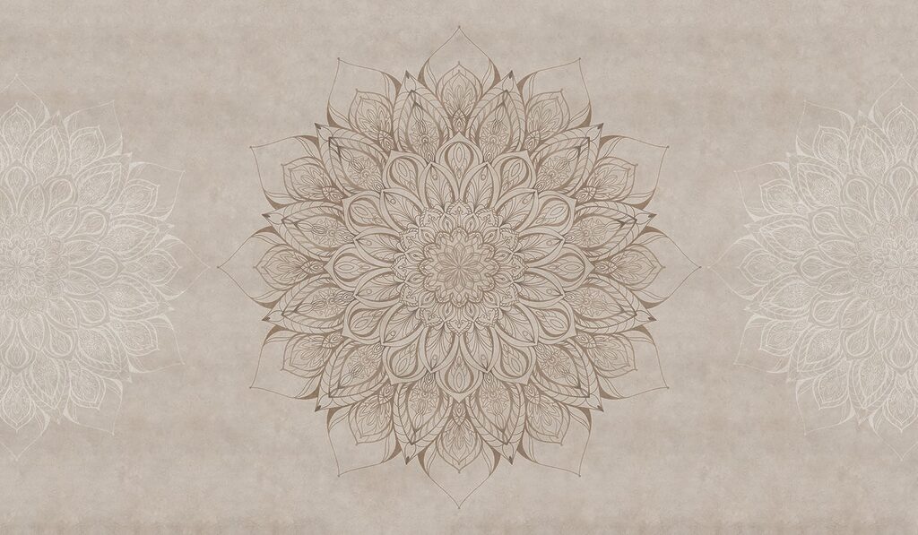 Mandală florală — design complet