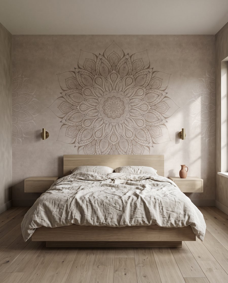 Mandală florală — interior 2
