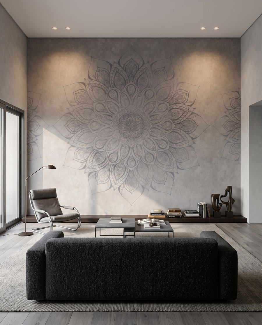 Mandală florală — interior 3