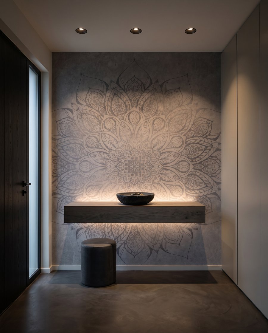 Mandală florală — interior 5