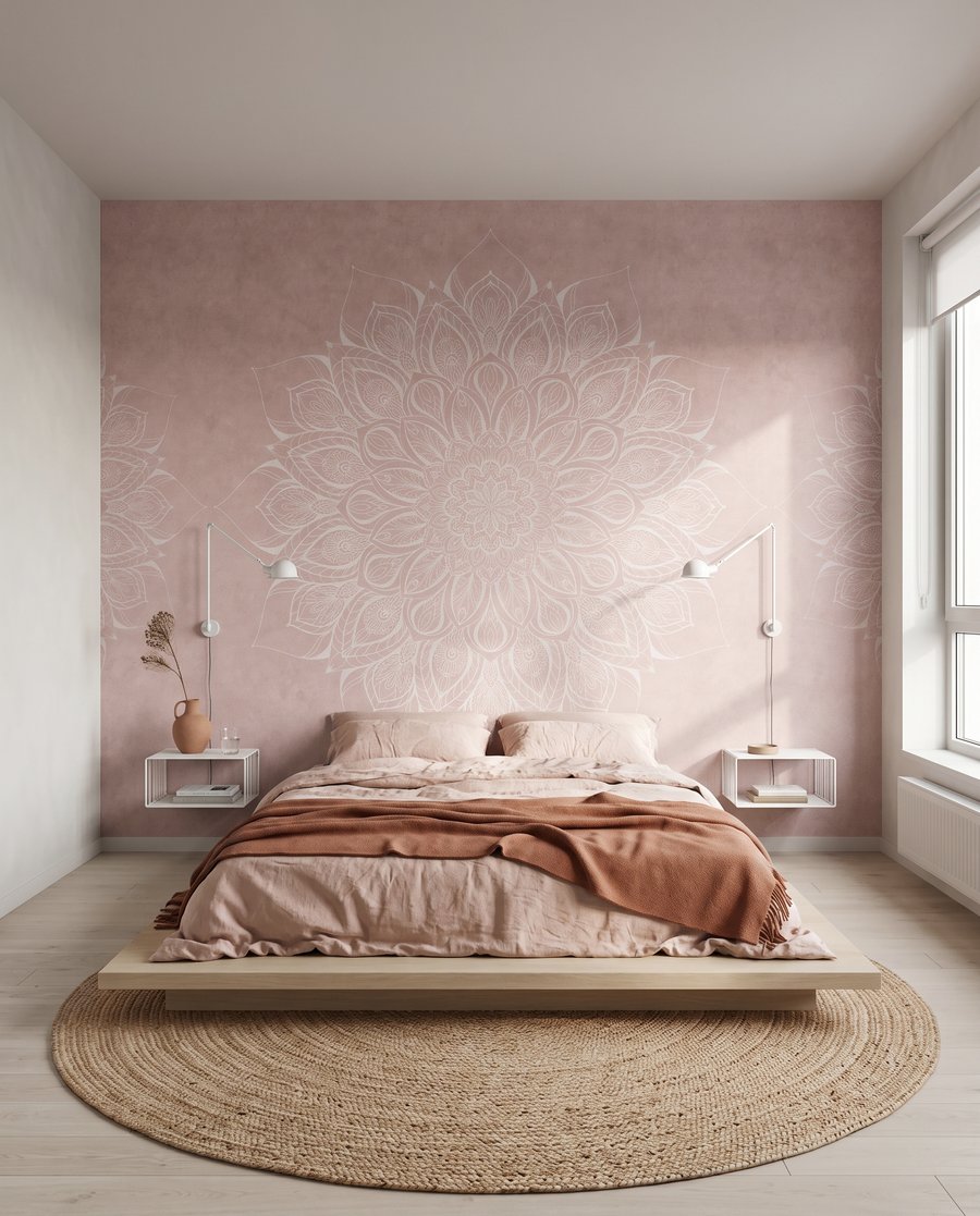 Mandală florală — interior 1