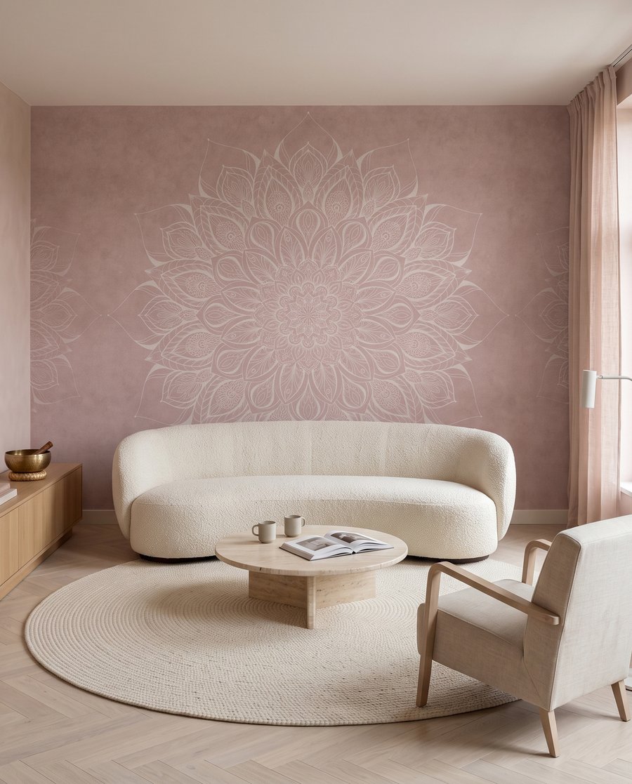 Mandală florală — interior 3