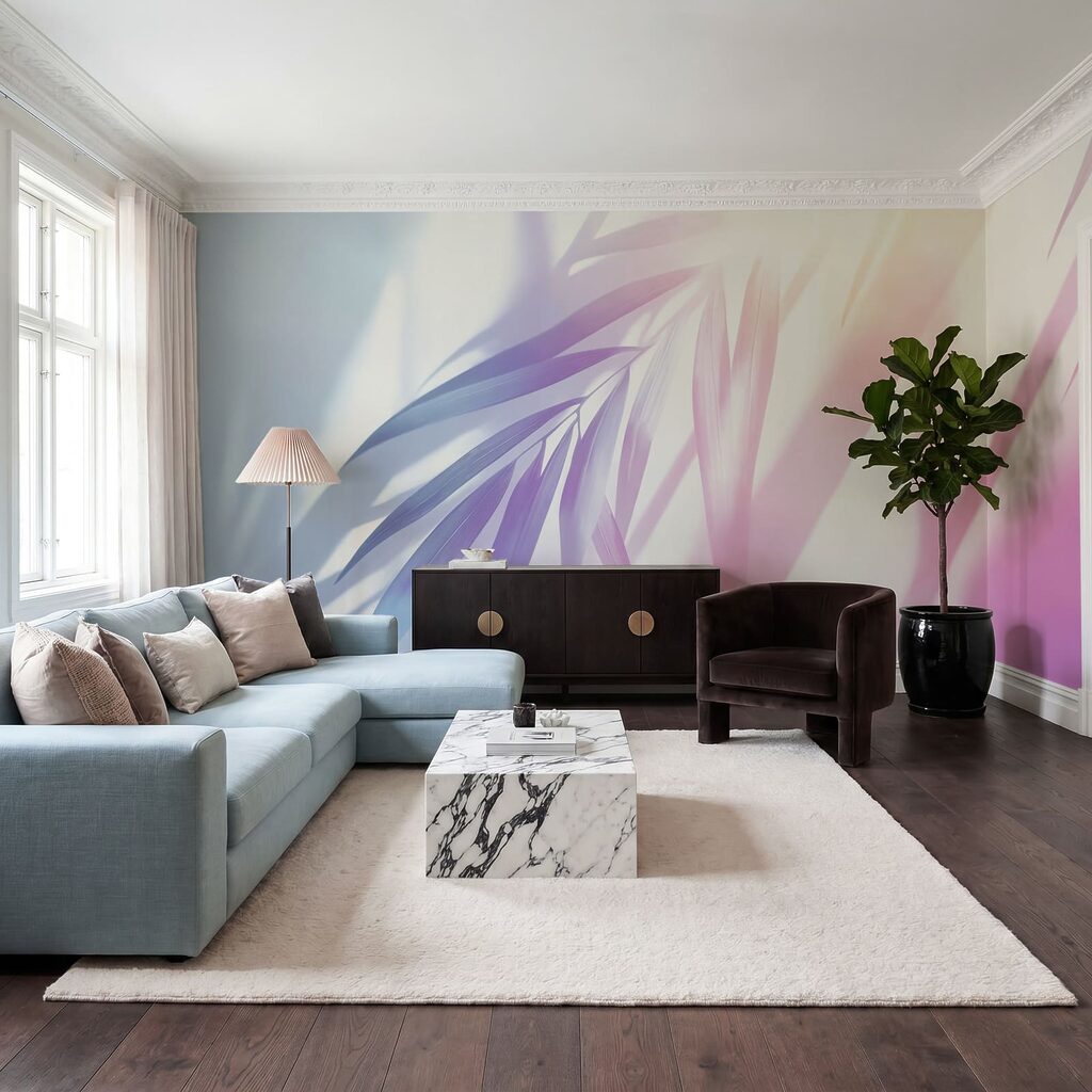 Frunze de palmier diagonale — interior 3