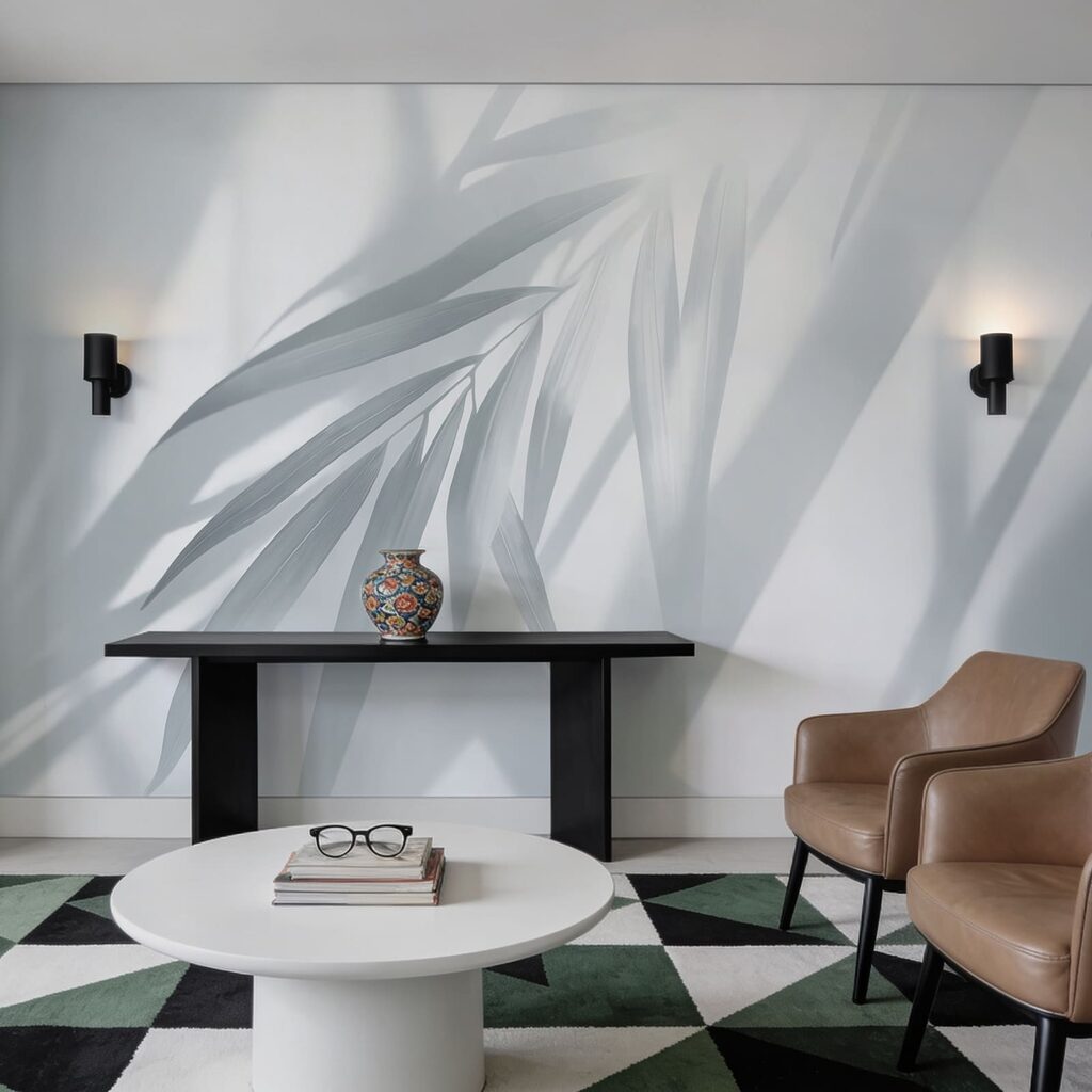 Frunze de palmier diagonale — interior 3