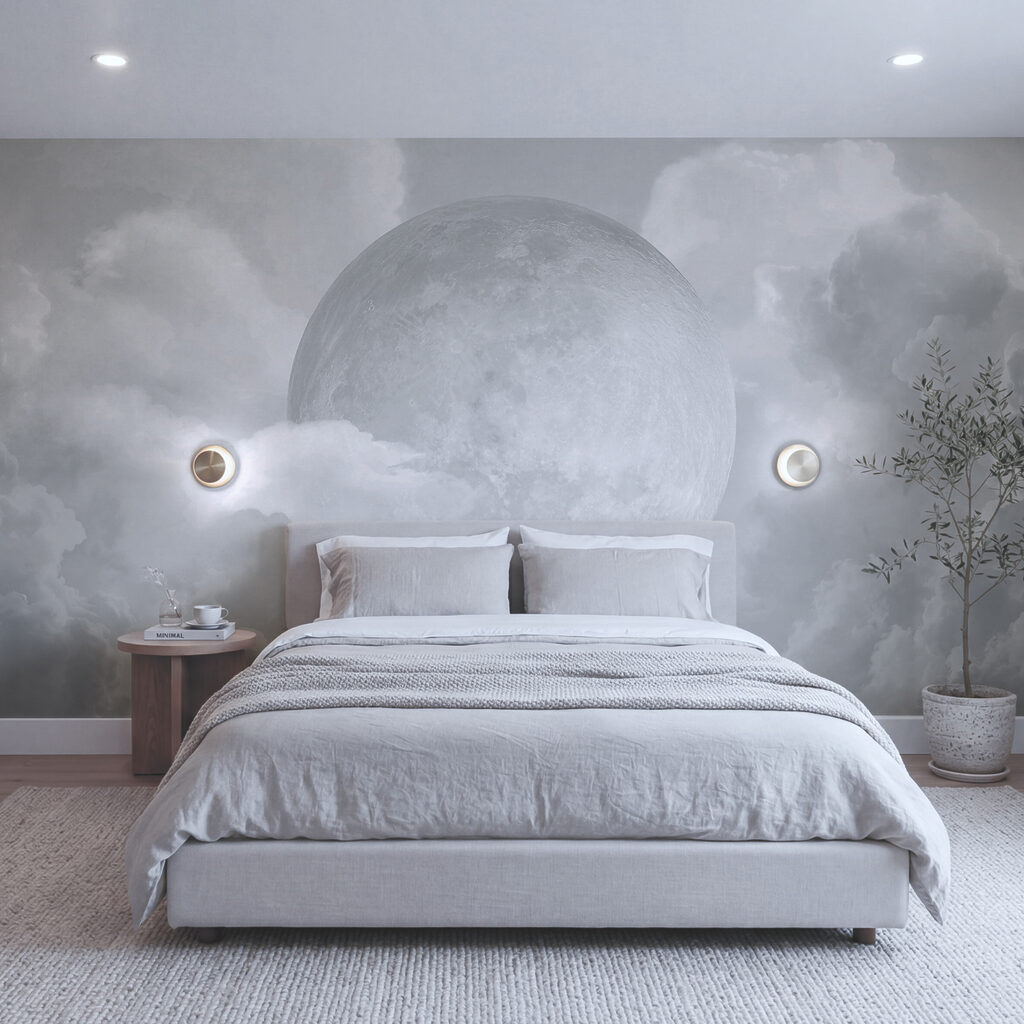 Lună printre nori — interior 1