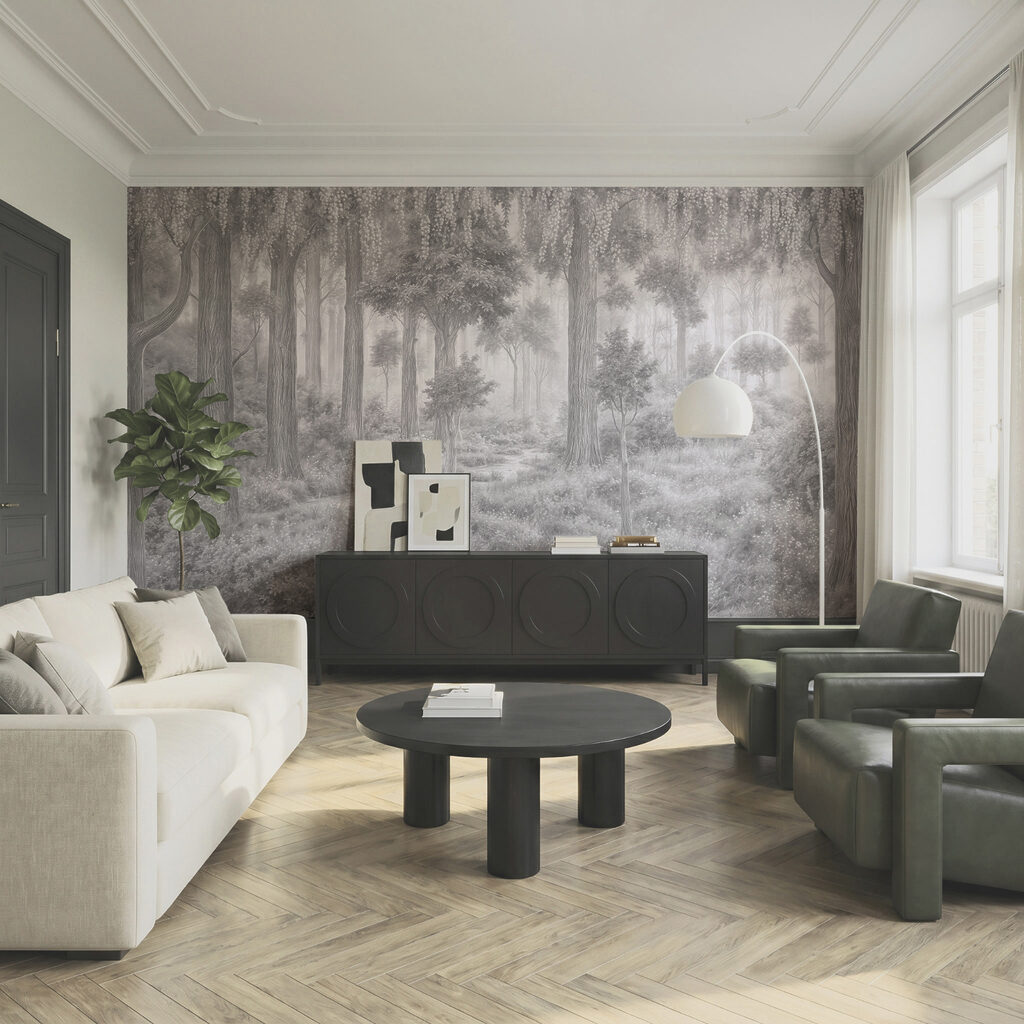 Lumină printre copaci — interior 1