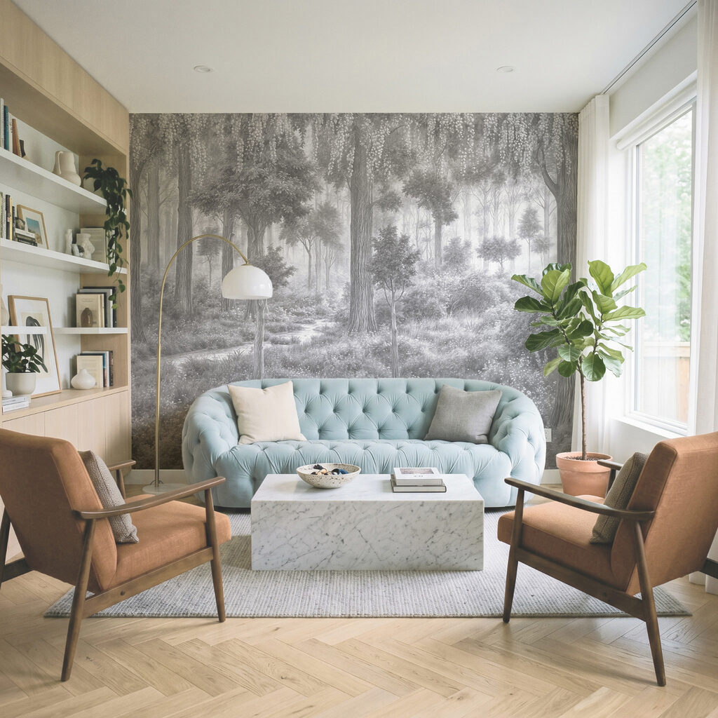 Lumină printre copaci — interior 2