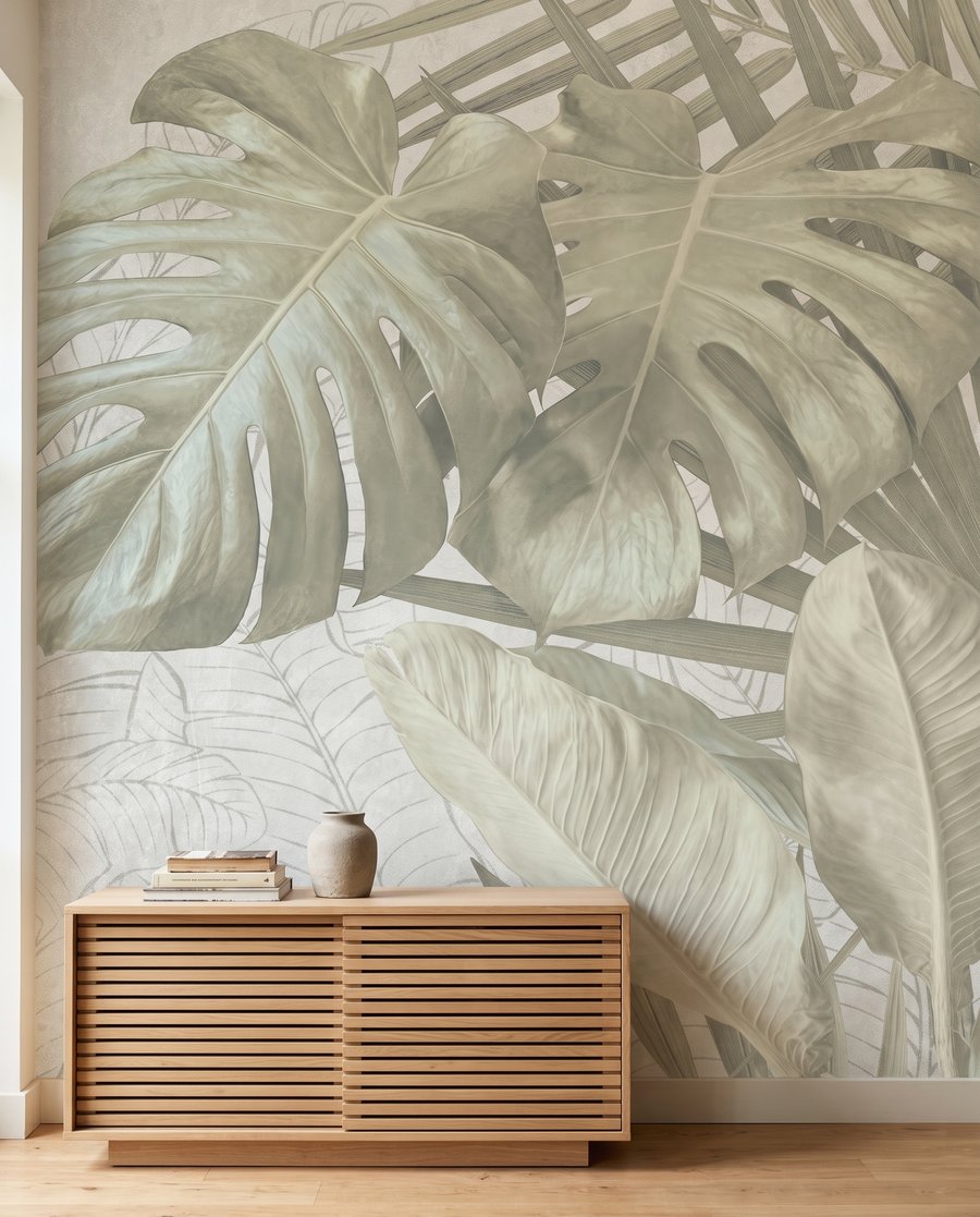 Frunze tropicale desenate — interior 5