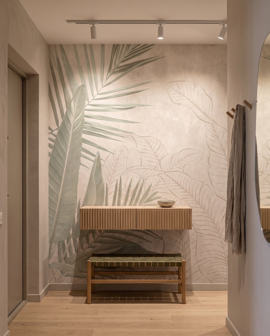 Frunze tropicale desenate — interior 4