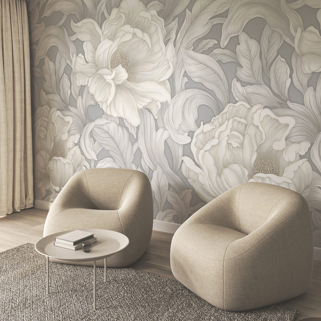 Flori albe ornamentale — interior 4