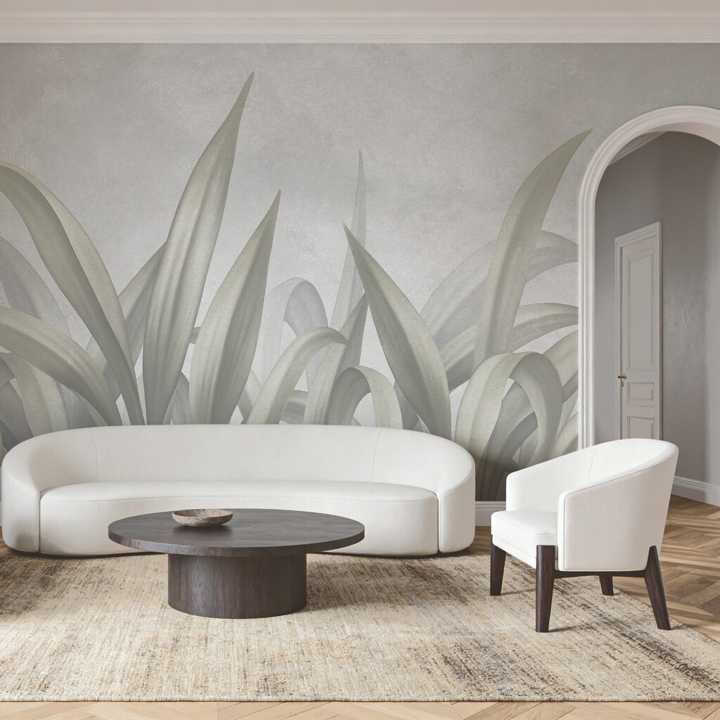 Frunză lungă în verde — interior 2
