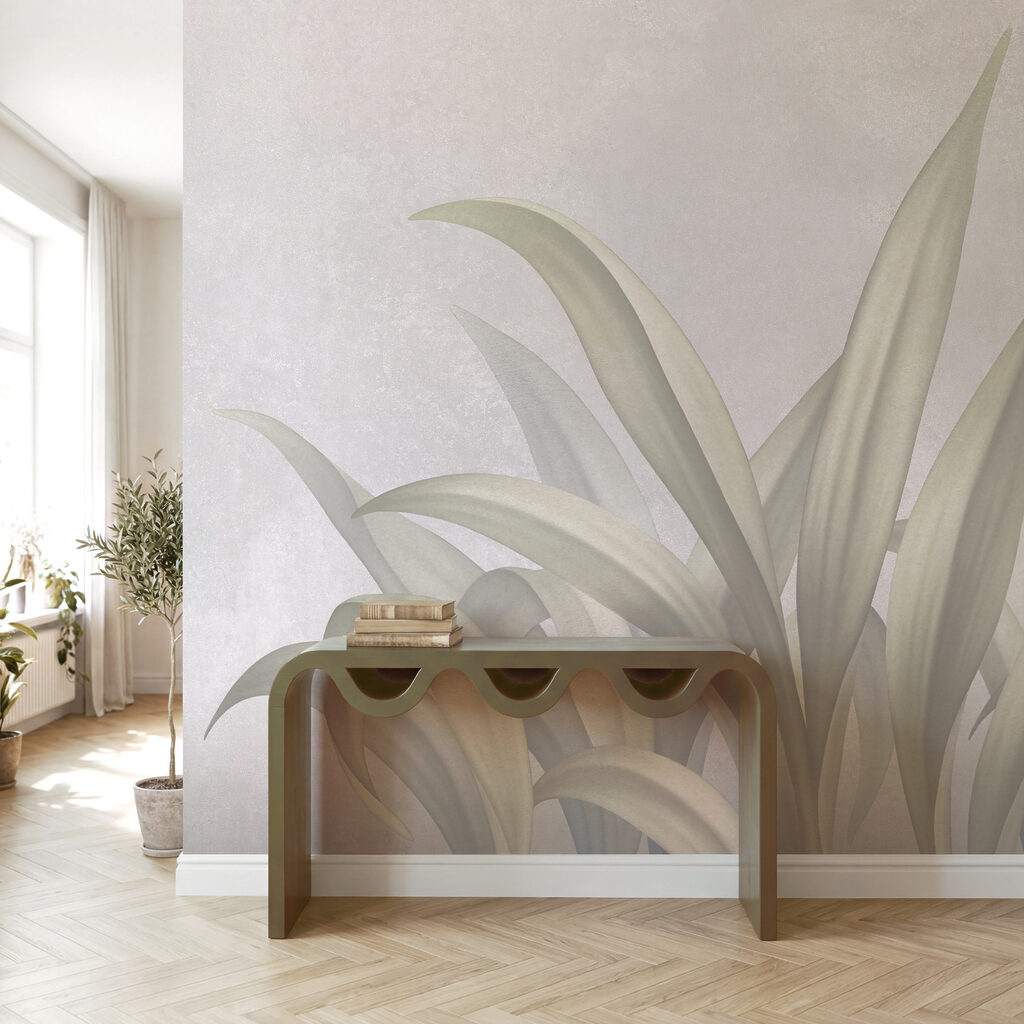 Frunză lungă în verde — interior 3