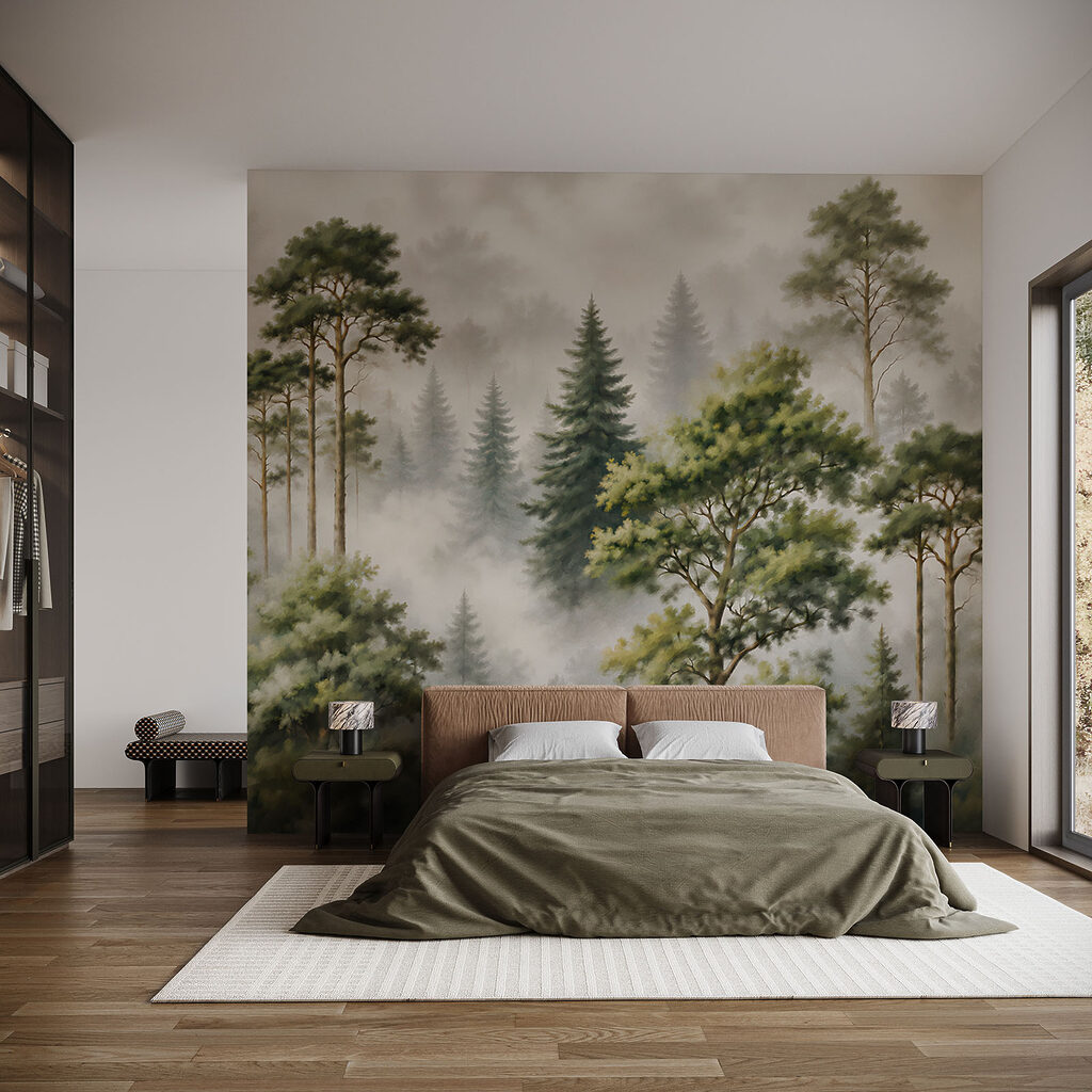 Siluete verzi în straturi — interior 2