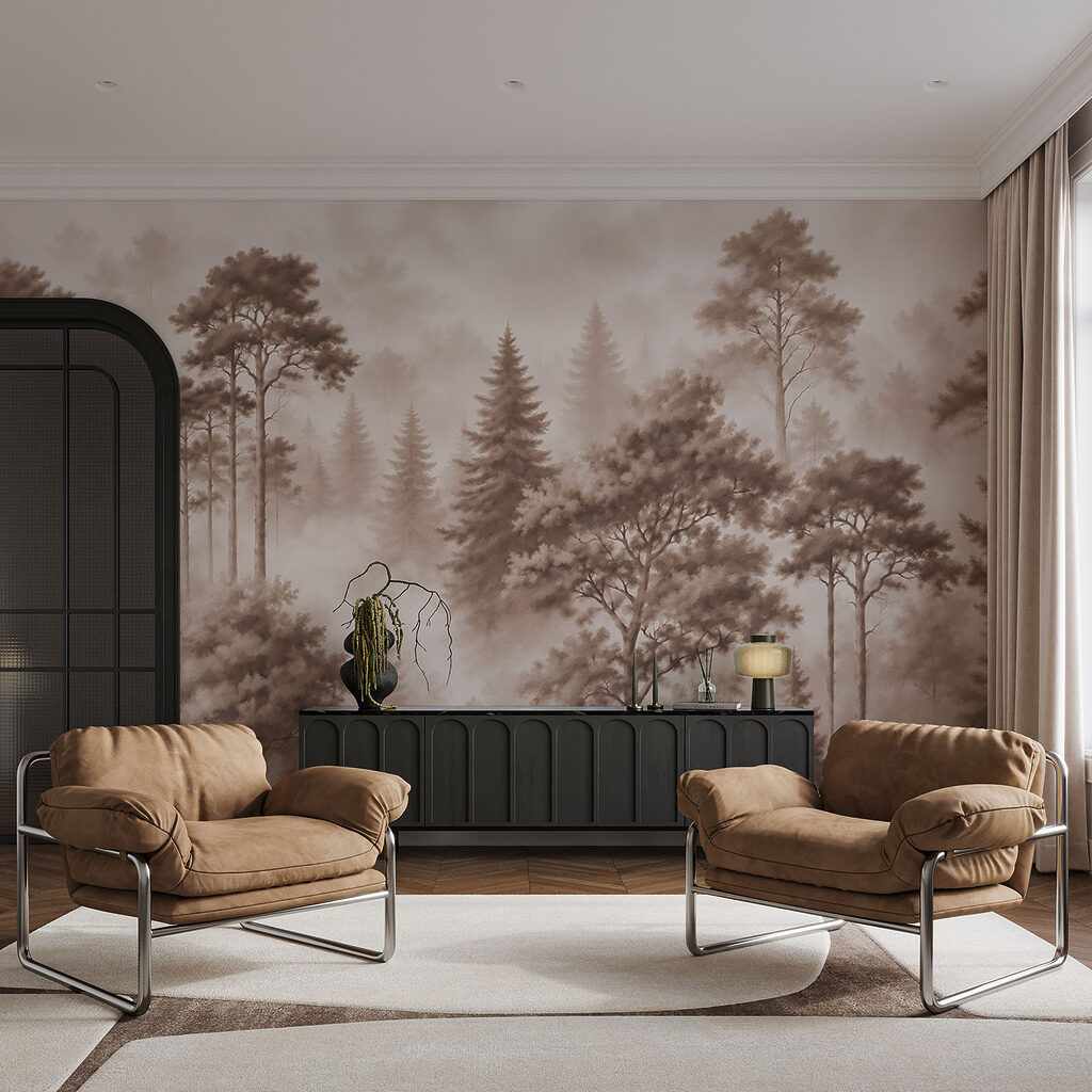 Siluete verzi în straturi — interior 2
