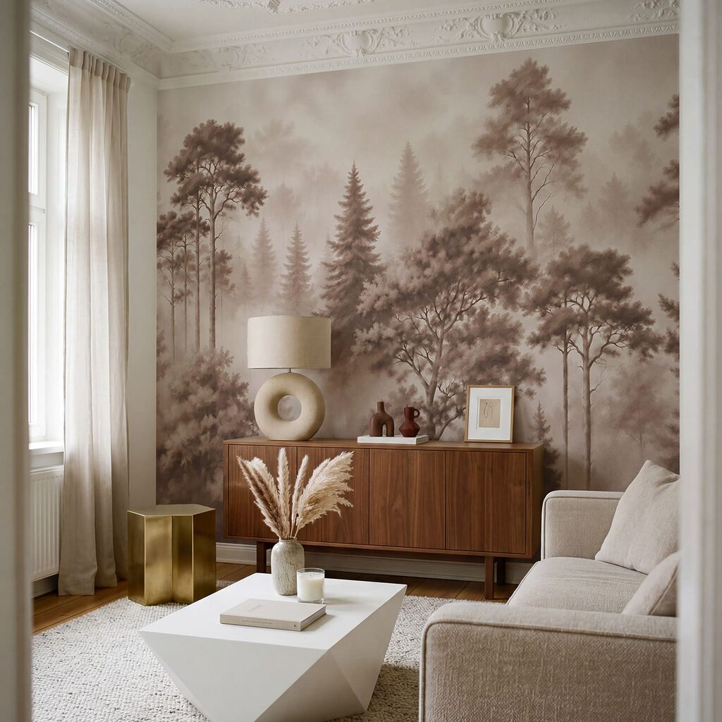 Siluete verzi în straturi — interior 3
