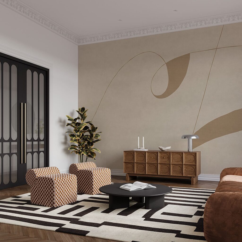 Linii libere și forme — interior 3