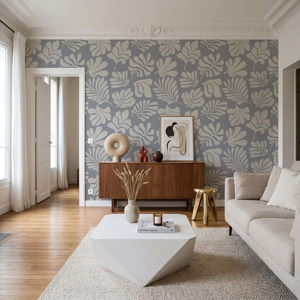 Frunze mici repetate — interior 2