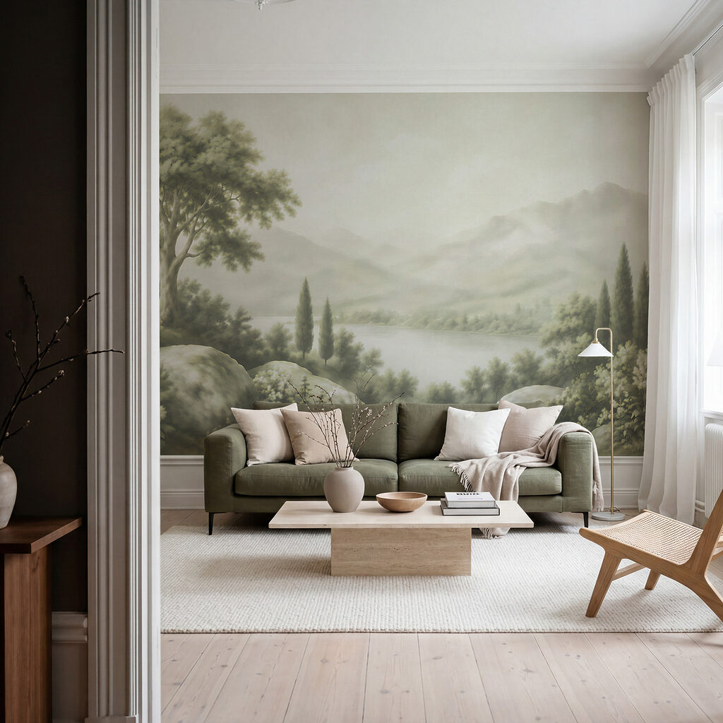 Lac printre chiparoși — interior 1