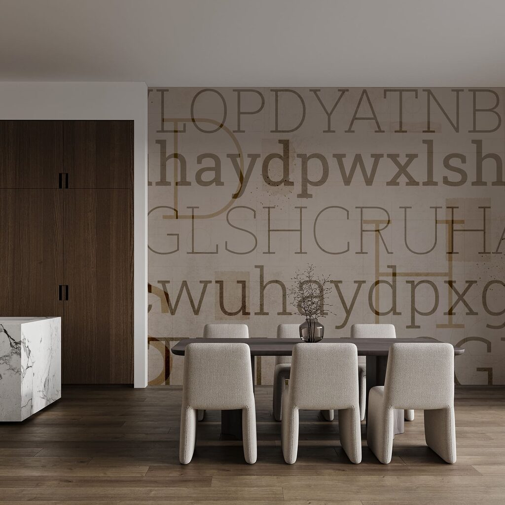 Litere pe straturi uzate — interior 4