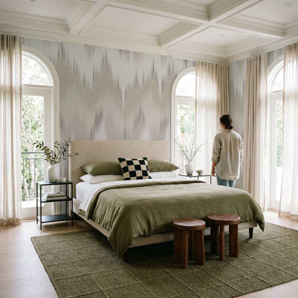 Zigzag delicat de vopsea — interior 2