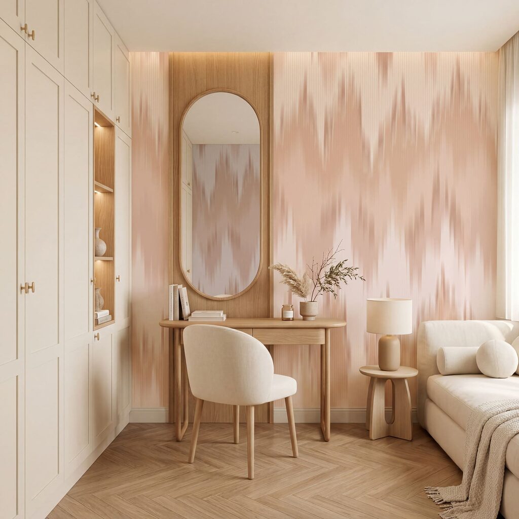 Zigzag delicat de vopsea — interior 1