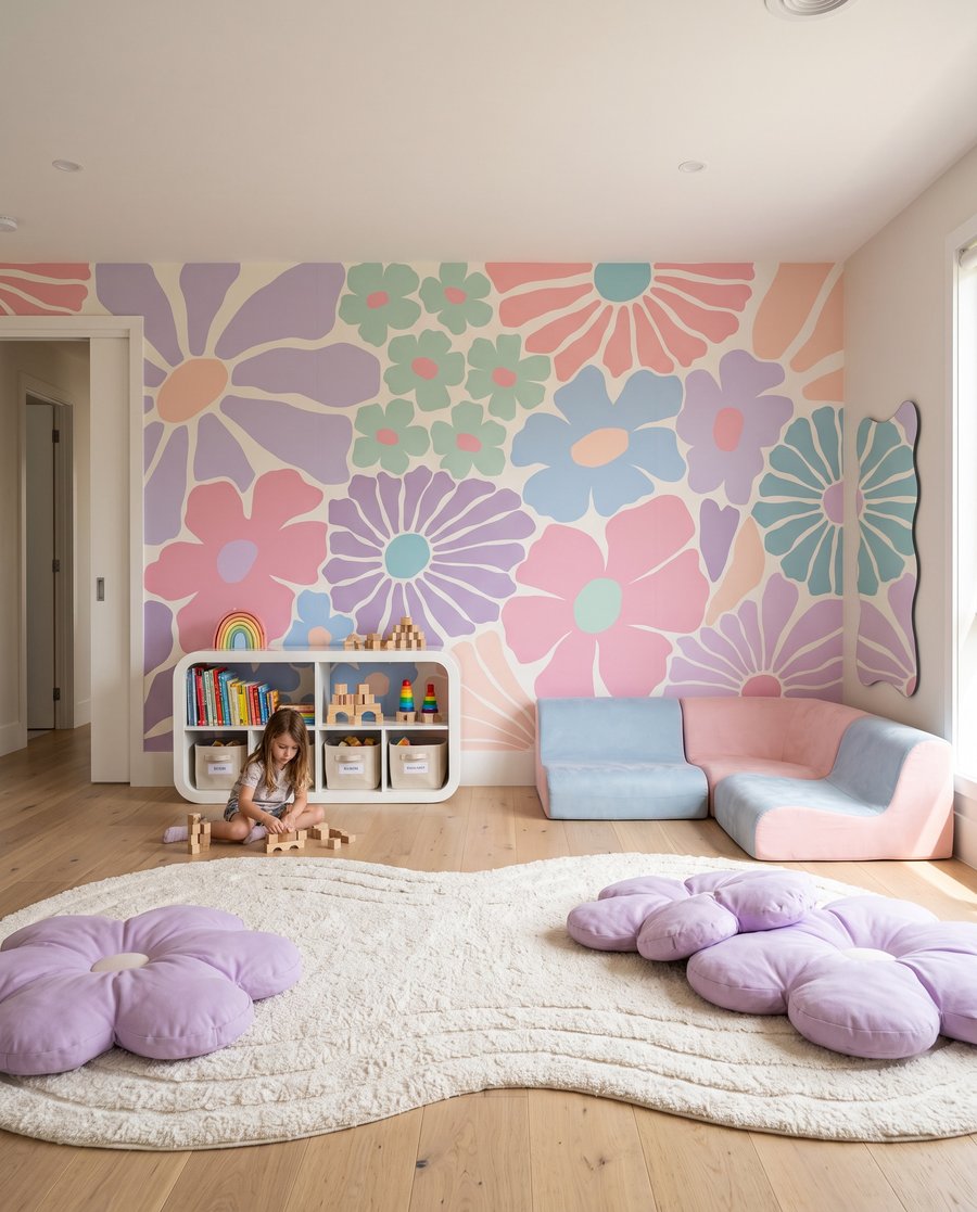 Flori decupate colorate — interior 2