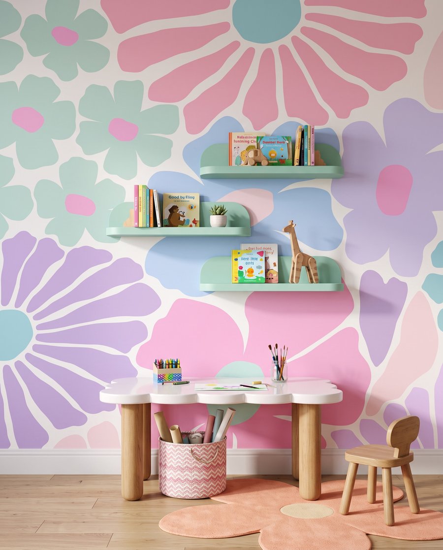 Flori decupate colorate — interior 3