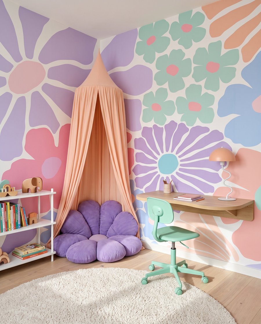 Flori decupate colorate — interior 4