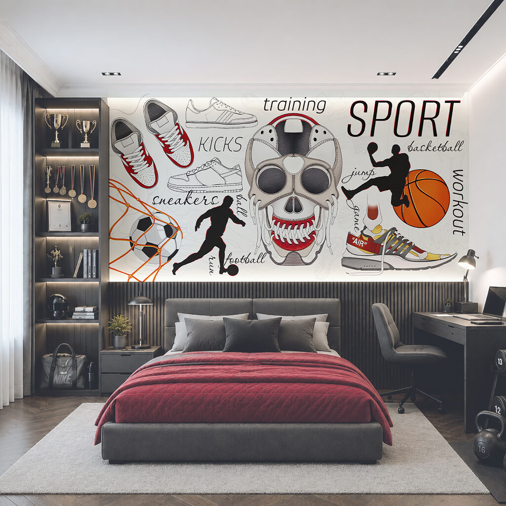 Sport cu haz într-un interior