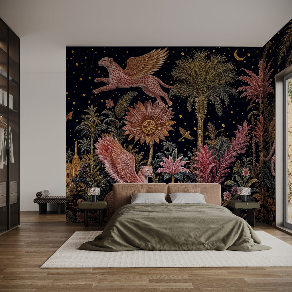 Ființe înaripate, flori tropicale — interior 2