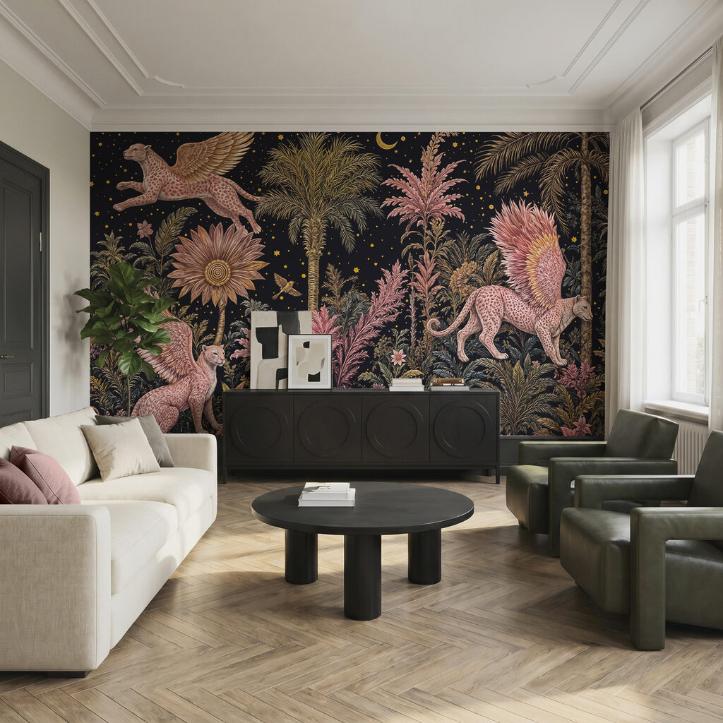 Ființe înaripate, flori tropicale — interior 3