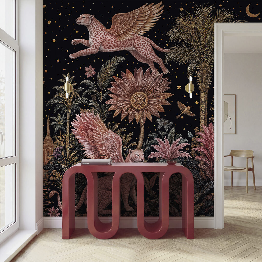 Ființe înaripate, flori tropicale — interior 4