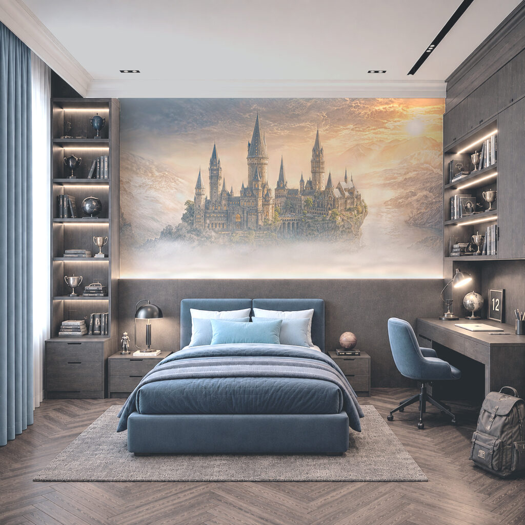Castel deasupra ceții — interior 2