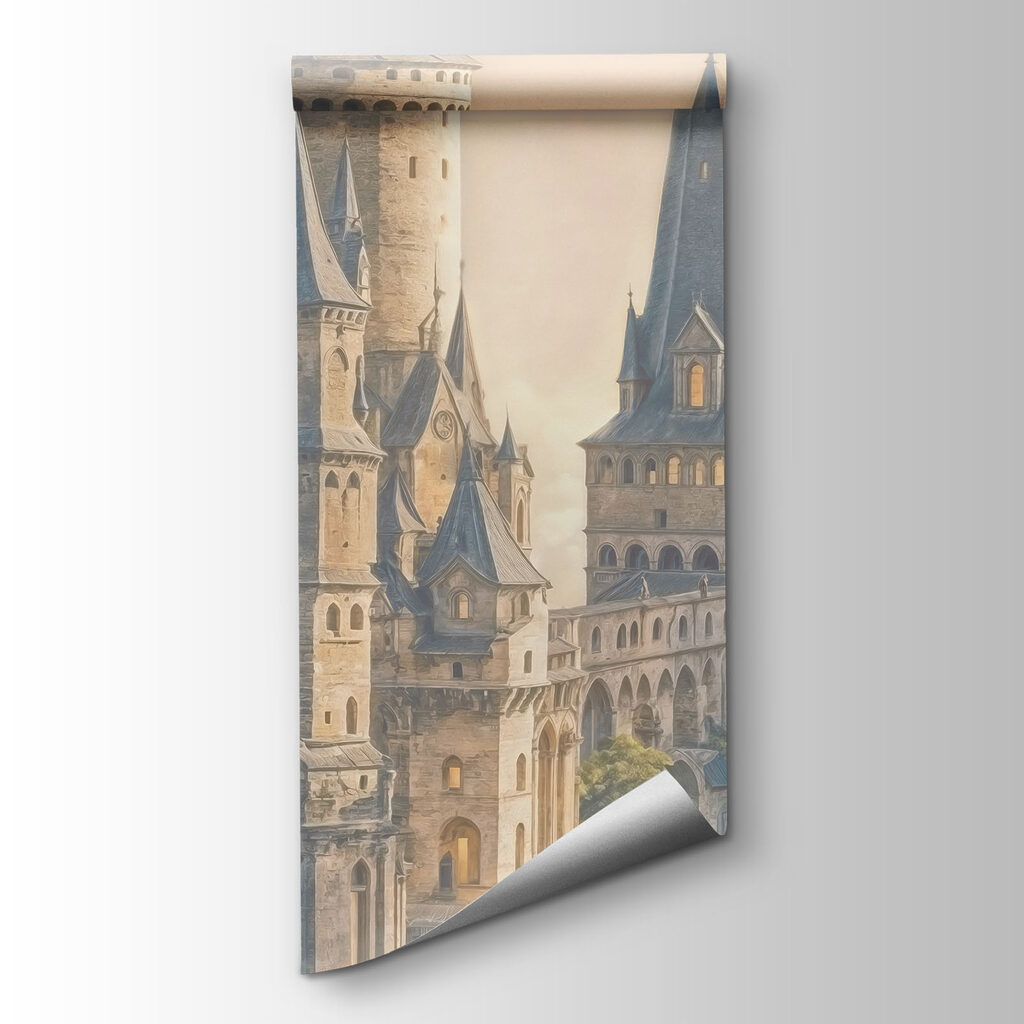 Castel deasupra ceții — vizualizare produs