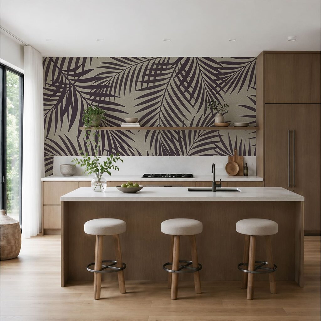 Frunze de palmier repetate — interior 2