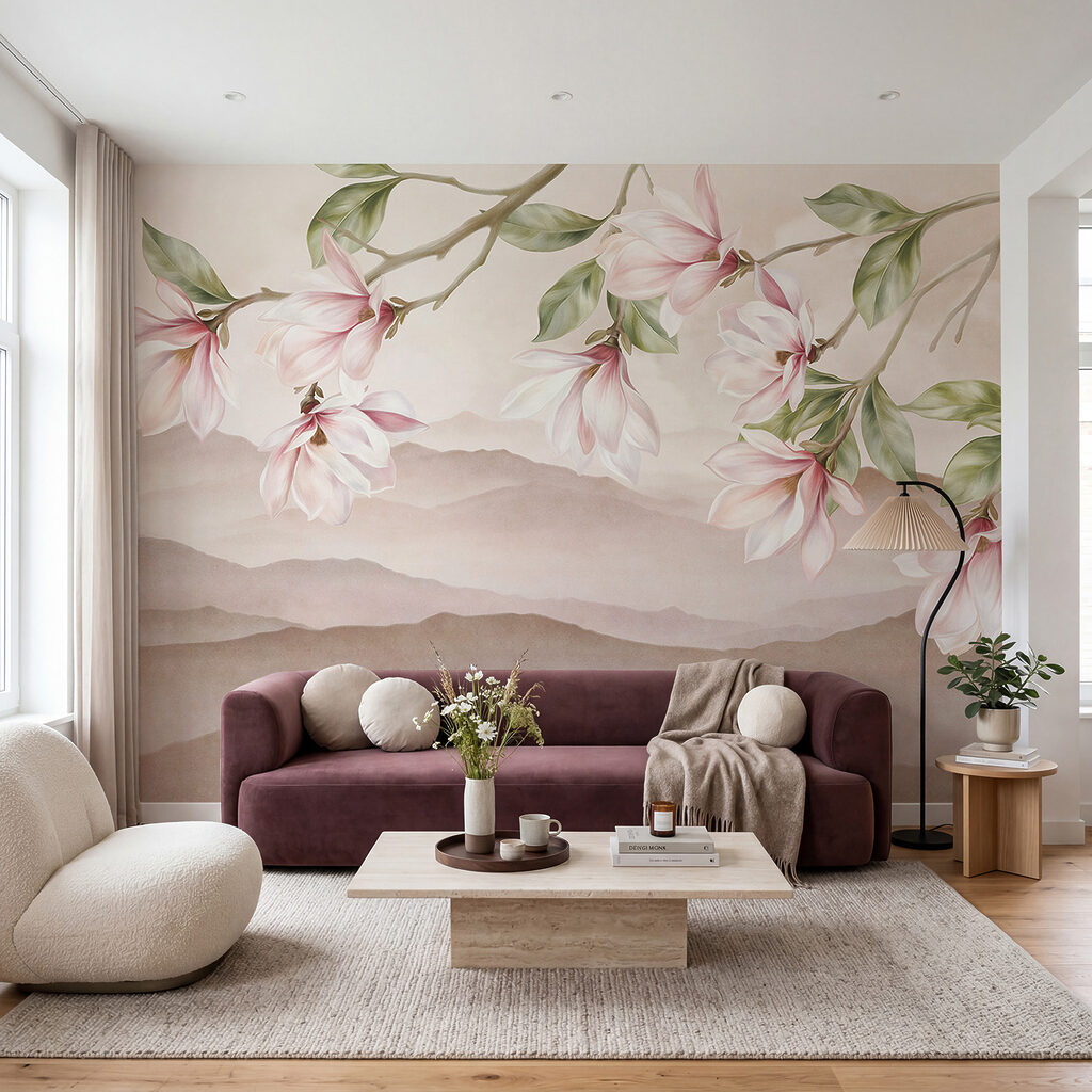 Ramuri înflorite peste dealuri — interior 2