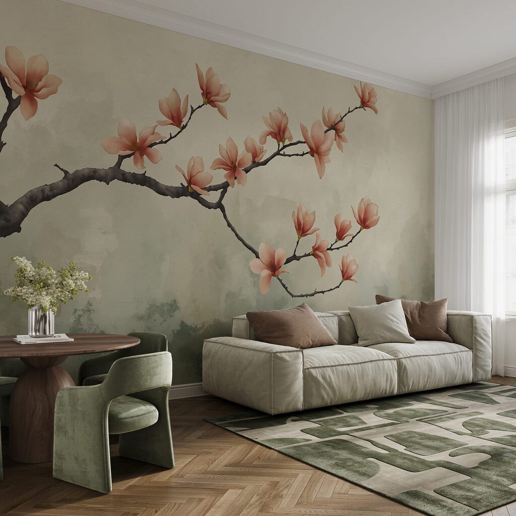 Ramură înflorită în ceață — interior 1