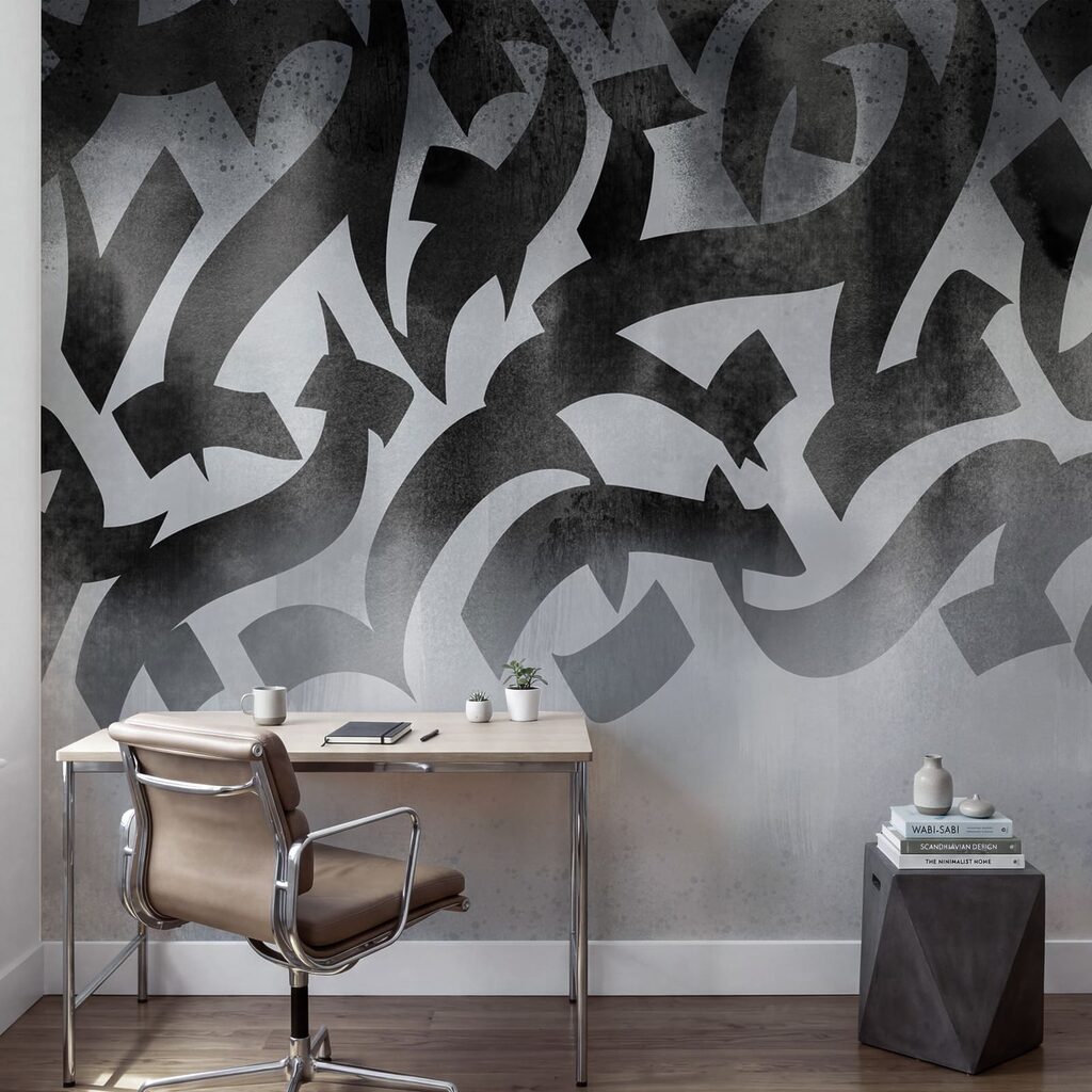 Litere în vopsea — interior 4
