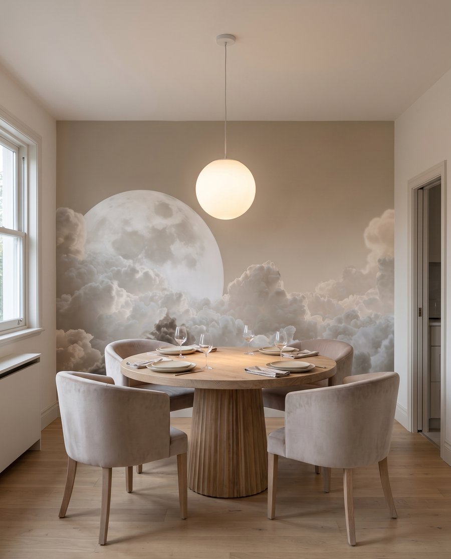 Lună plină peste nori — interior 5