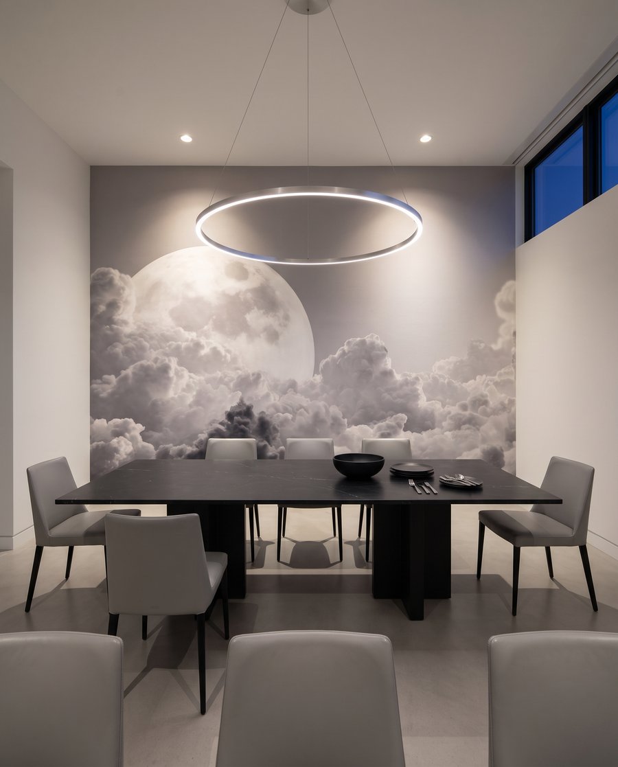 Lună plină peste nori — interior 5