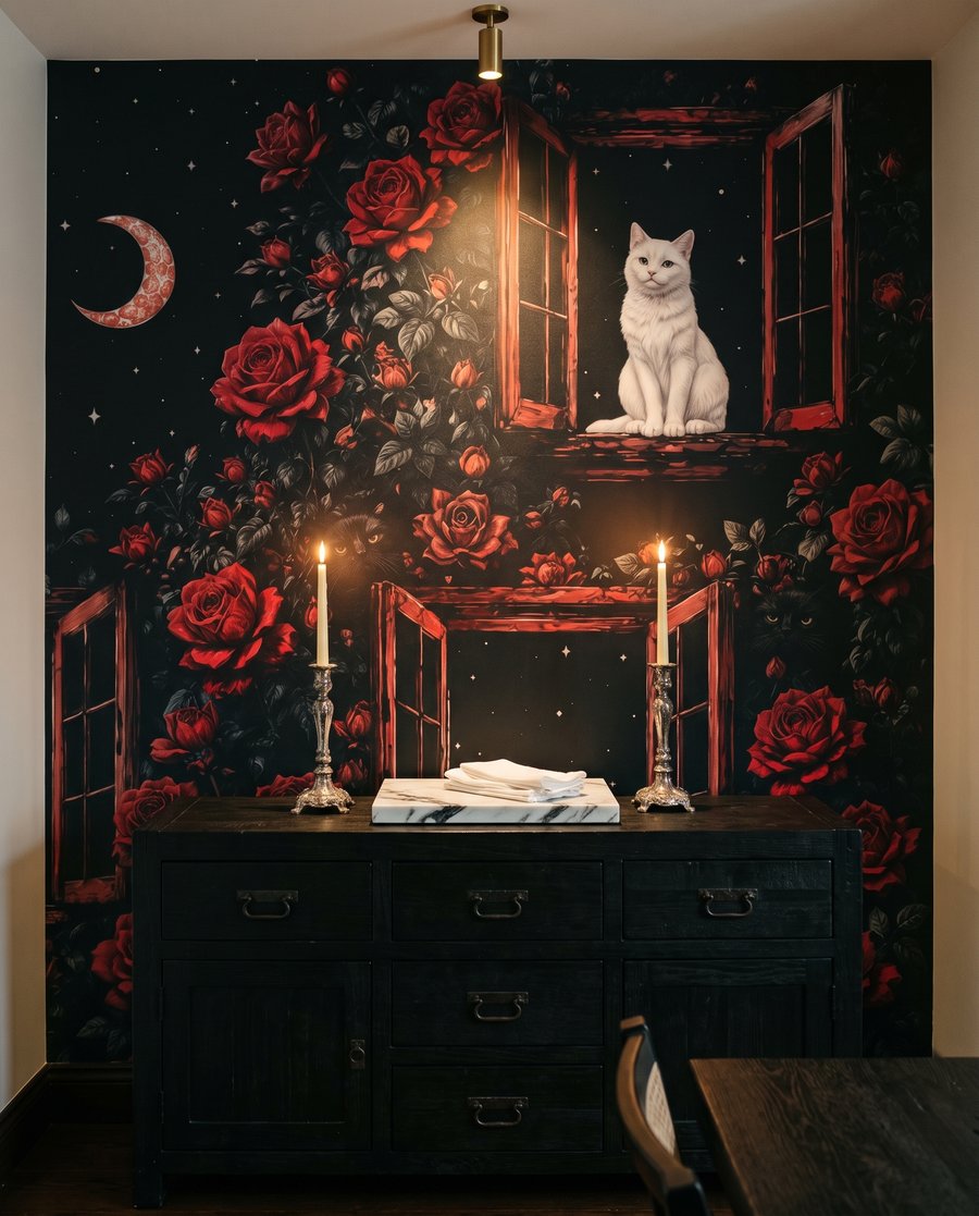 Pisici la ferestre — interior 6