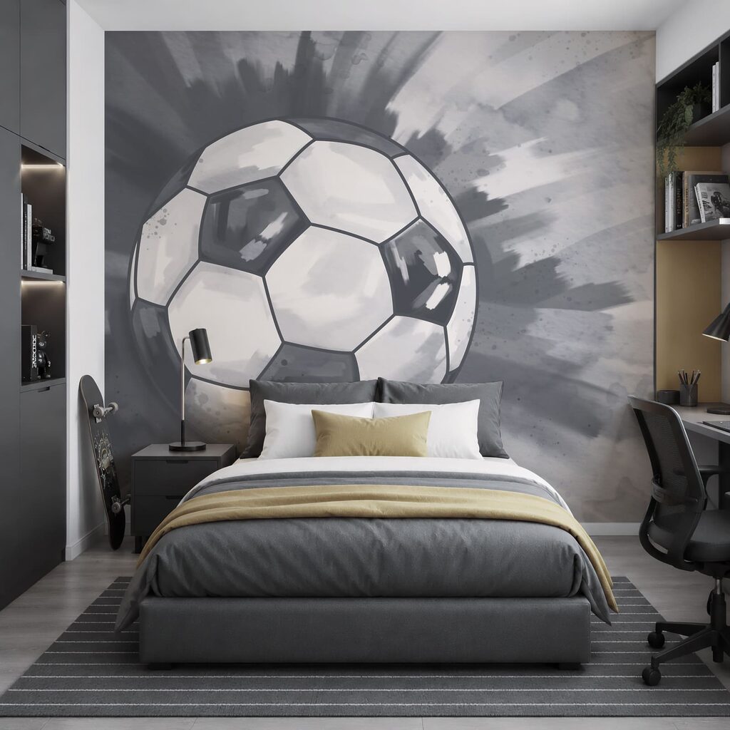 Fotbal în vopsea — interior 2
