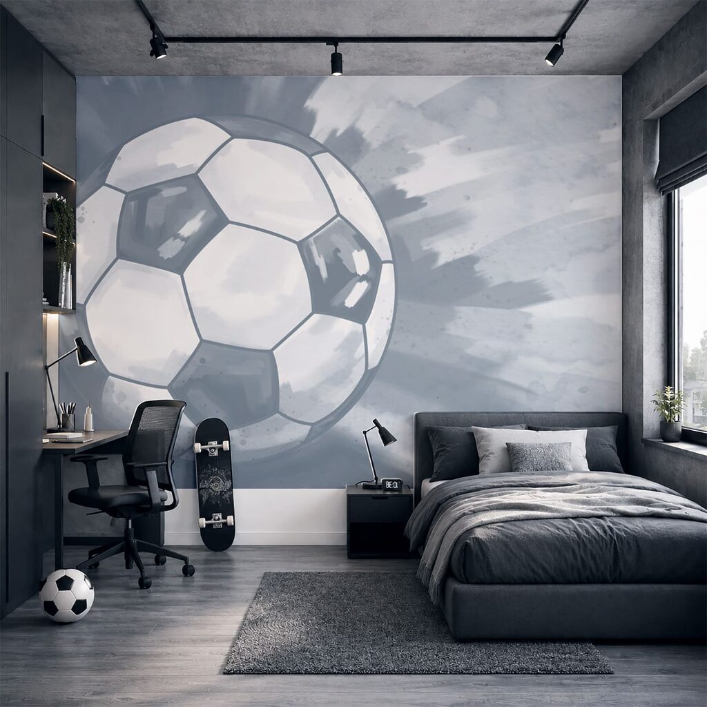 Fotbal în vopsea — interior 1