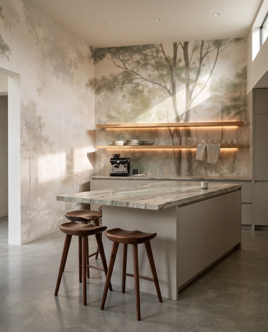 Peisaj blând în ceață — interior 6