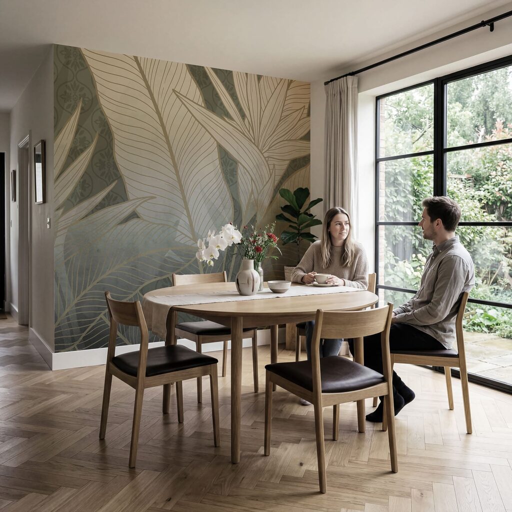 Frunze tropicale cu nervuri — interior 4
