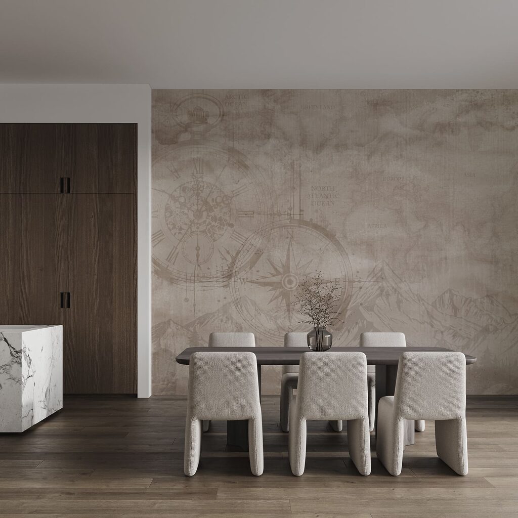 Hartă veche cu munți — interior 4